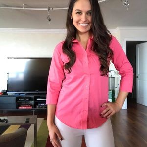 Lady Hathaway Pink Button Down